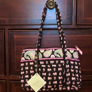 Vera Bradley Little Betsy Pink Elephants